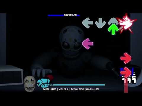 FNF Candy’s World - Drawed On [FNAC / FNAF] - vs Blank