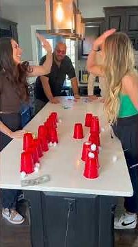 Cotton Ball Party Blower Challenge