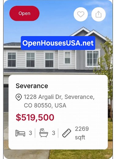 A few of the open houses today. Be sure to visit if you can. Agents- post unlimited open houses on our website for FREE! @everyone | Open Houses USA