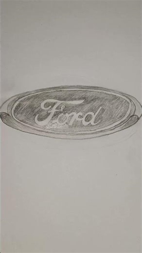 drawing of ford logo