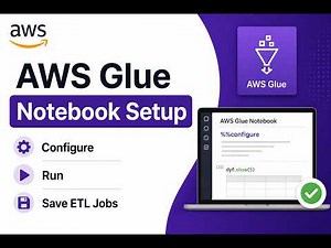 41. AWS Glue Notebook Setup | Configure, Run and Save ETL Jobs