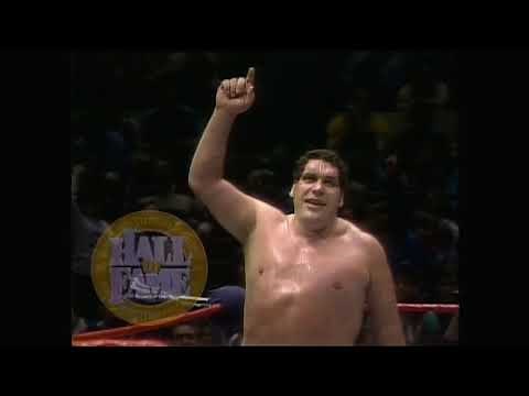 Andre the Giant becomes the 1st WWF Hall of Fame inductee (1993)