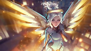 Mercy Overwatch Live Wallpaper - MoeWalls