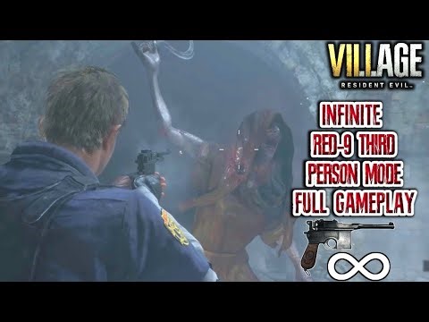 INFINITE RED-9 in Third Person Mode ONLY!! Full Gameplay - Resident Evil Village