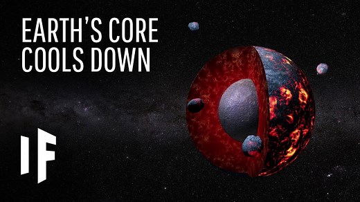 Imagine the Earth's core cooling and disrupting planetary systems
