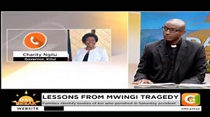 9.7K views · 170 reactions | Charity Ngilu – Governor, Kitui: The contractor did a shoddy work on the bridge & left but the national government has taken up the job…this is the last time we are going to mourn our people #DayBreak @SamGituku | Citizen TV Kenya | Facebook
