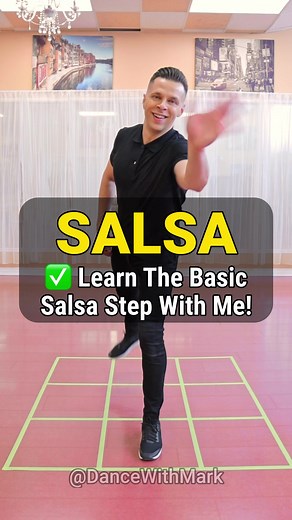 Learn to dance the Salsa Basic step (Mirrored version) 🥳 #Salsadance #salsadancing #salsatutorials #zumba #zumbafitness #zumbaclass #dancefitness #danceworkout #linedance #linedancing #dance #dancing #dancevideo #dancechallenge #danceclass