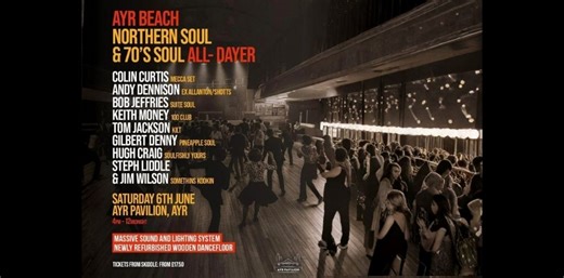 Ayr Beach Northern Soul & 70s Soul All-Dayer | Destination South Ayrshire