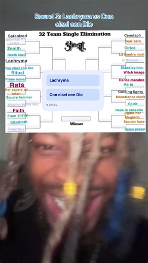 Lachryma or Con clavi con Dio ? #ghostband #youtubeshorts #music