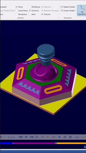 MasterCAM Learning Edition 2026 3D Toolpaths with Name #cnc #mastercamtutorials #cadcam