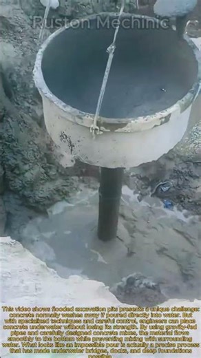 Building a Foundation Without Draining the Water How Do They Pour Concrete Underwater