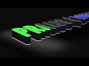 3D After Effect Text Animation Praise and Worship by elijagod