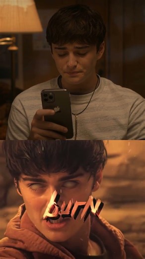 WILL CRIES TO THE LAST FIGHT SCENE #ai #strangerthings #shorts #willbyers #strangerthings5