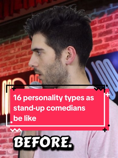 16 personality types as stand-up comedians be like #comediansbelike #16personalities #standupcomedians #comedysketch #mbti