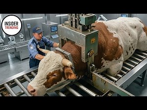Inside A Cow Slaughter Factory | From Cattle Farming To Food & Leather Products