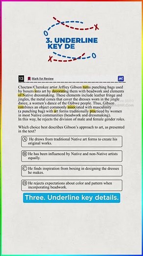 4 step strategy to increase your SAT reading score...