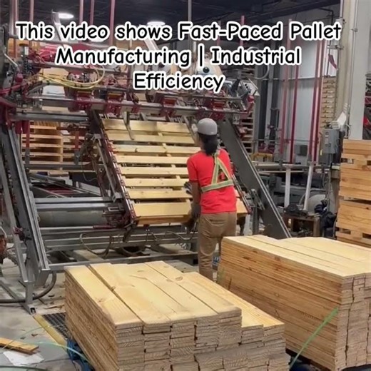 Precision Woodworking: How Shipping Pallets are Made #Manufacturing #IndustrialEfficiency
