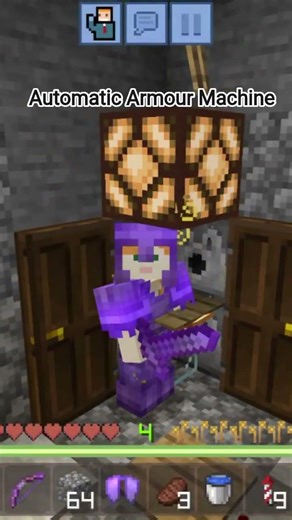 Automatic Armour Machine #viral #minecraft