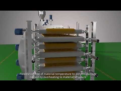 Vacuum Belt Dryer for powder & particle