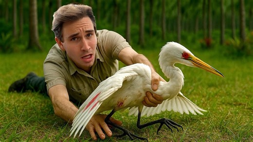 I rescued an injured bird today!