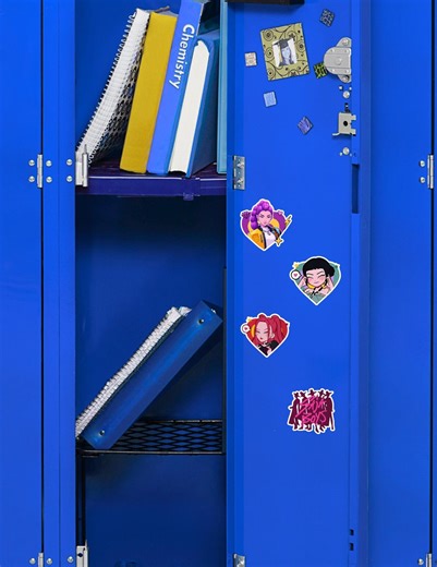 K-pop Demon Hunters Mini Locker Magnets | Huntrix Saja Boys Flexible Magnet | K-pop Fridge Magnet | Locker Decor - Etsy