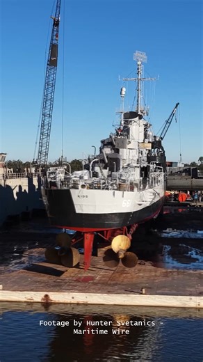 USS KIDD DD-661 on Instagram: "The KIDD is back in the water! She'll be making the trip back to Baton Rouge in Spring 2026. Keep tuned for updates on her journey. Full Video: https://youtu.be/DteBE1rjUzE?si=iVIUf8aoXl5NW4ga #ship #destroyer #fletcherclassdestroyer #navy #navyship #usskidd #usskiddbatonrouge #usskidd661 #batonrouge #batonrougetourism #drydock #shiprestoration #restoration"