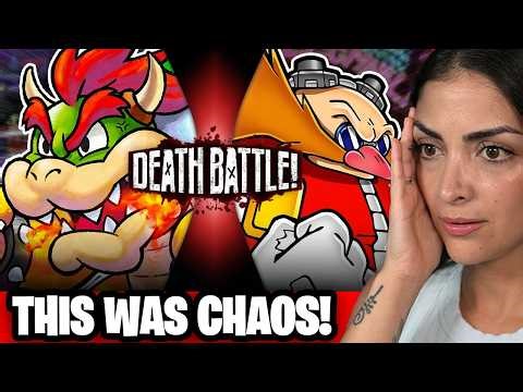 Bowser vs Eggman Death Battle REACTION | This Fight Was PURE CHAOS