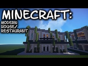 Minecraft: Modern Restaurant / House Tutorial