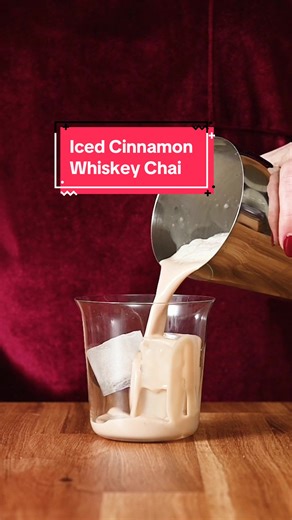 This Iced Cinnamon Whiskey Chai drink is spicy, cool, easy-to-make, and perfect for holiday parties! Each year around Fall and Winter it becomes a very popular recipe on the blog, and I absolutely understand why.🙌🏻 Makes 2 drinks 12 ounces (355 ml) premade, store-bought Chai Mix* 4 ounces (60 ml) cinnamon or spiced whiskey 2 tablespoons (30 ml) full-fat coconut milk, optional* 5 drops stevia or 1/2 teaspoon maple syrup 1/2 tablespoon (5 g) sugar 1/4 teaspoon ground cinnamon Dash of ground nutm