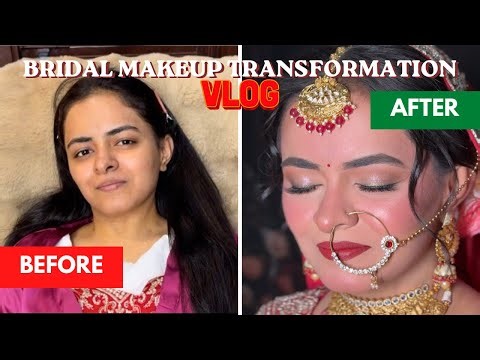 Real Bride Wedding Day Transformation 💍 | Bridal Makeup & Hairstyling | Getting Ready Vlog
