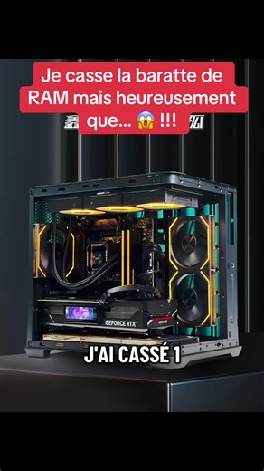 Je casse la baratte de RAM mais heureusement que… 😱 !!! #pc #configc #ram