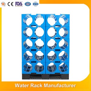 [Hot Item] HDPE 5 Gallon Stackable Blue19 Liter Storage Plastic Bottled Suppliers Water Rack