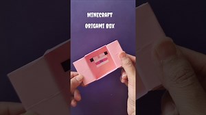 Diy /Easy Craft idea /Paper craft /Minecraft origami box /How to make /Easy to make #art #cute – Prime art and craft