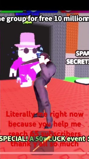 Thank y’all so much for helping me get to 65 subscribers if it wasn’t for y’all, I wouldn’t be here￼