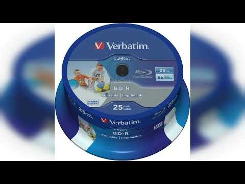 Rezension: Verbatim DataLife BD-R 25GB 6x Wide Inkjet printable 25er Spindel