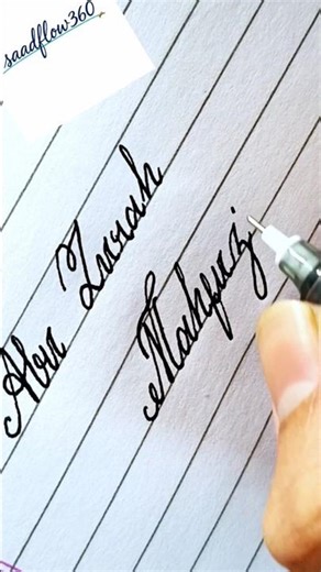 stylish handwriting. cursive handwriting #handwriting #calligraphy