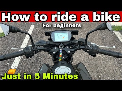 How to ride a bike in just 5 minutes!! Learn easy trick to ride a bike for beginners..