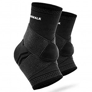 Ankle Brace (Pair), Adjustable Ankle Support Compression Socks for Achilles Tendon Support and Plantar Fasciitis, Relieve Ankle Swelling Joint Pain