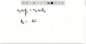 A scuba diver training in a pool looks at his instructor as shown below. What angle does the ray from the instructor's face make with the perpendicular to the water at the point where the ray enters? The angle between the ray in the water and the perpendicular to the water is 25.0^∘. | Numerade