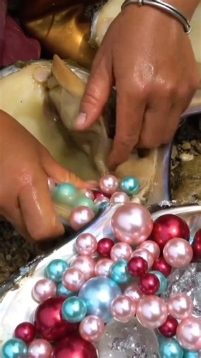 How Real Pearls Are Made Inside Oysters! 😳🦪✨#shorts #trending #facts