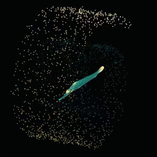 A neural network can begin as a flat sheet and learn the shape of hidden dataA self-organizing map turns learning into geometry. Each data point pulls one winning neuron toward it, but nearby neurons move too, and so the whole lattice bends without losing its neighborhood structure.The strange part is that the network is not given the roll shape. It discovers the shape through competition and local cooperation.Paper: Self-Organized Formation of Topologically Correct Feature MapsAuthors: Teuvo Ko