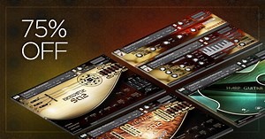 31K views · 53 reactions | STRING DEAL! 4 beautiful and exotic string sample libraries from Soundiron at 75% off. Electric Saz, Bizarre Sitar, Acoustic Saz and Harp Guitar - 33GB of content, normally €309! | VST Buzz | Facebook