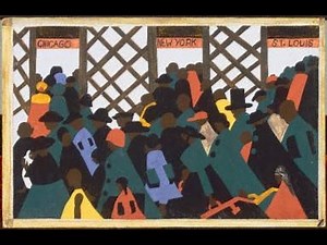 Jacob Lawrence brief biography and artwork. Great for kids and esl