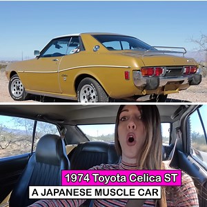 439K views · 7.3K reactions | A Japanese Muscle Car ..ish // 1974 Toyota Celica ST Review | Sarah-n-Tuned | Facebook