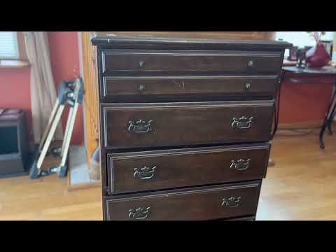 Upgrade To An Old Broken Down Dresser ( repair drawers/ replace drawer guides)