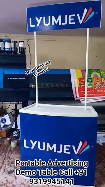 Best Folding Demo Table for Product Sampling & Brand Display | Waterproof & Easy to Carry | Events