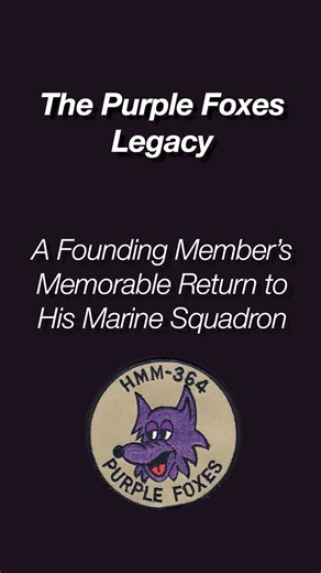 U.S. Marine Corps veteran, Capt. Nelson J. Baker, visits Marines with Marine Medium Tiltrotor Squadron (VMM) 364, Marine Aircraft Group 39, 3rd Marine Aircraft Wing, at Marine Corps Air Station Camp Pendleton, Calif., Jan. 30, 2026. Baker is a plank holder of VMM-364 and served as one of the squadron's first pilots when it was activated as Marine Medium Helicopter Squadron (HMM) 364 in 1961. He visited to share the squadron's legacy with the current generation of Marines who work with and fly th