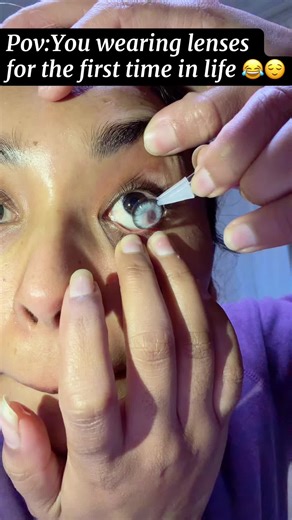 Wearing Contact Lenses for the First Time