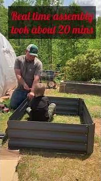How To Build A Quictent Galvanized Garden Bed