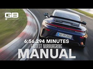2025 Porsche 911 GT3 MANUAL - ONBOARD Nurburgring 6:56.294 LAP